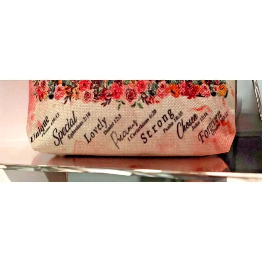 God Says You Are African American Women Makeup Cosmetic Travel Toiletry Pouch